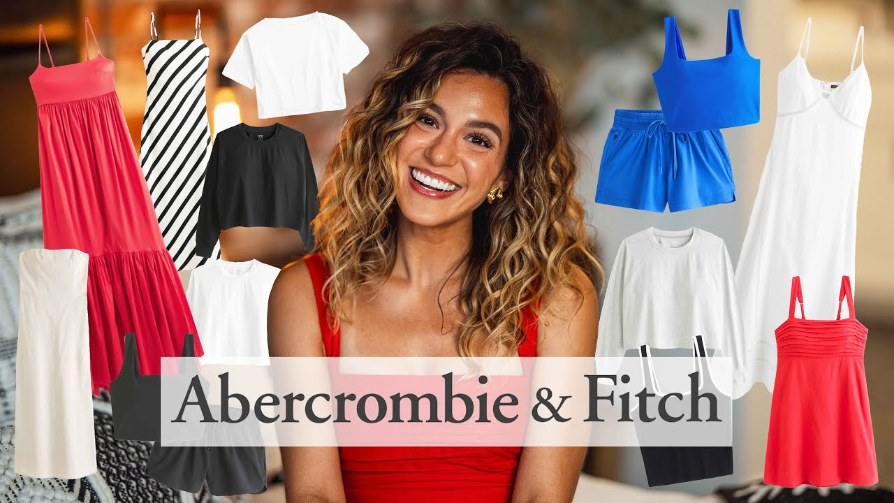 SPRING/SUMMER ABERCROMBIE HAUL! (DRESSES, LINEN PIECES, YPB ACTIVEWEAR, BASICS) | 2024