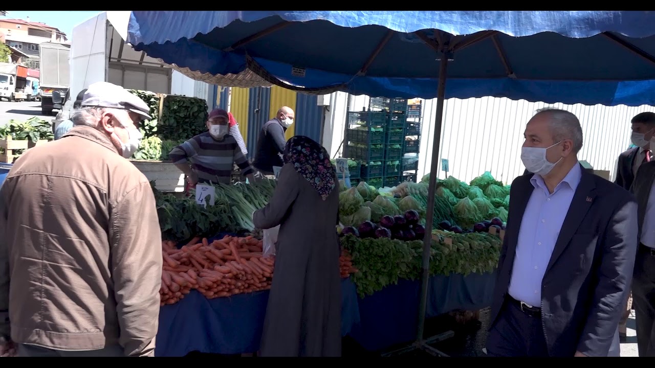 Başkan Büyükgöz’den  Pazarlarda Esnaf Turu