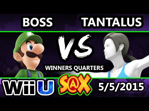 S@X - MVG WS | Boss (Luigi) Vs. VGBC | Tantalus (ROB, WFT) SSB4 WQ - Smash Wii U - Smash 4