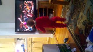 Aiden bouncing to disney movers