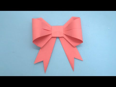Comment faire un noeud papillon en papier - Origami Facile TUTO