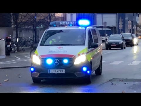 NEF ÖRK Innsbruck (RD 11-447) - Einsatzfahrt