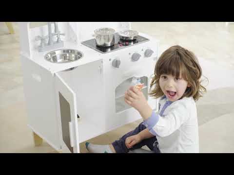 PolarB puidust mänguköök heli ja valgusega, Roosa