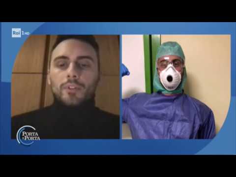 Lorenzo Pintori Infermiere - Porta a porta 17/03/2020