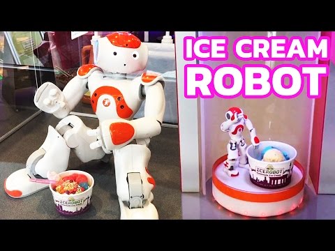 Would you like to taste an ice cream made by robot?