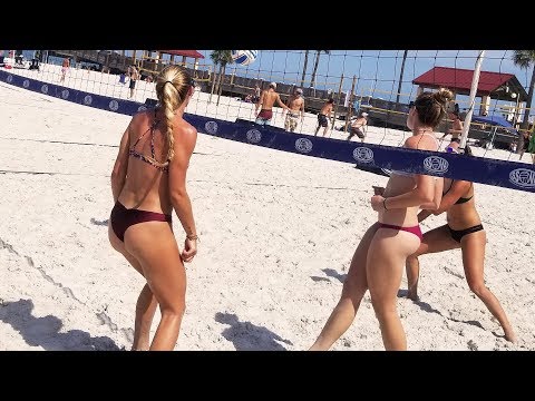 WOMEN'S OPEN | Semifinal One | East End Volleyball | Siesta Key FL Video