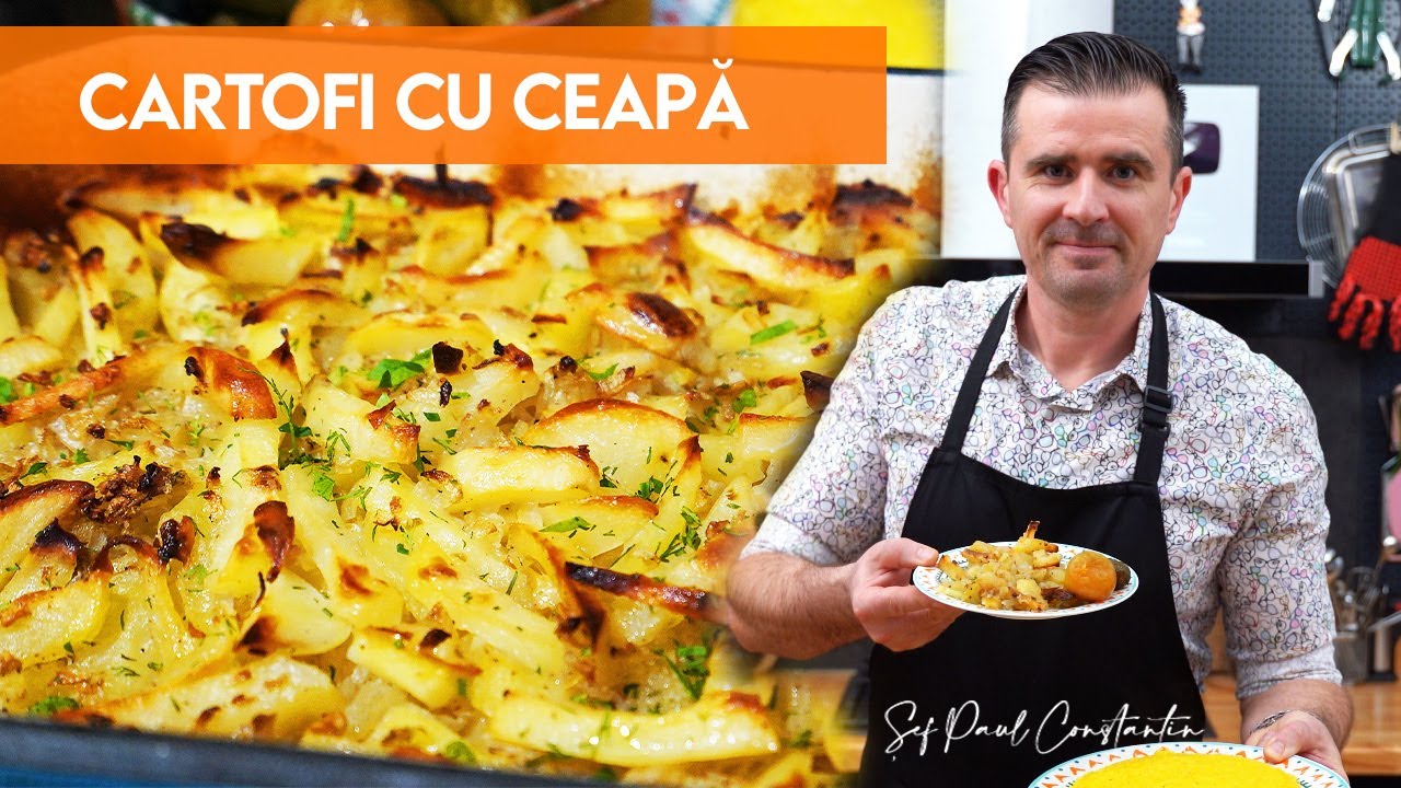 Iau câțiva cartofi, puțină ceapă, și gătesc la cuptor o cină super delicioasă!🔥🥔 Șef Paul Constantin
