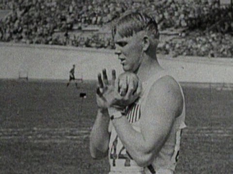 John Kuck Wins Shot Put Gold With New World Record - Amsterdam 1928 Olympics