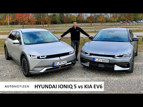 Hyundai Ioniq 5 oder Kia EV6? Was sind die Unterschiede? Elektroautos im Vergleich | Test | Review