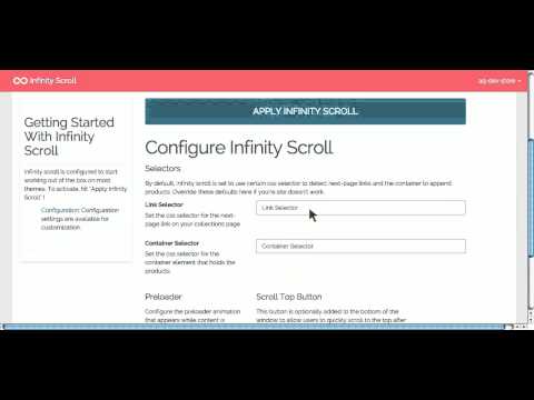Ajax Infinity Scroll Shopify