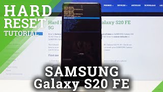 Hard Reset by Recovery Mode SAMSUNG Galaxy S20 FE 5G | Remove Screen Lock