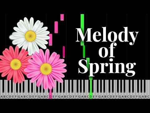 Melody of Spring (Fritz Spindler) - BEAUTIFUL Piano Tutorial