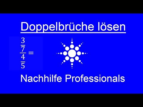 2g - Doppelbruch auflösen | Nachhilfe Professionals
