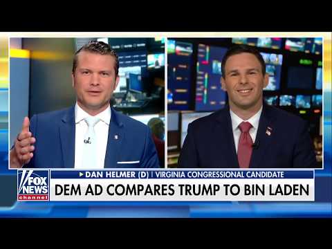 BREAKING Virginia DemocRAT Dan Helmer running for congress comparing Trump to OSAMA June 3 2018 Video