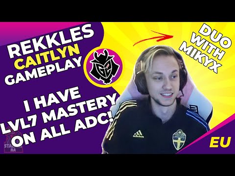 G2 Rekkles Talks - I Have Mastery 7 On ALL ADCs! 🥳 I Have Used To Play Jinx A LOT In Season 4 🤪