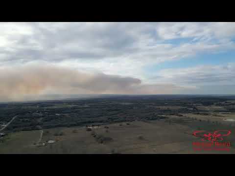 01-20-2023 Wise county, TX  - Prescribed burn at LBJ Grasslands cause smoke issues nearby