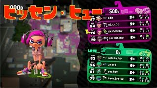 【スプラトゥーン２】イカニンジャ＆ヒッセン・ヒュー【ゲーム実況】