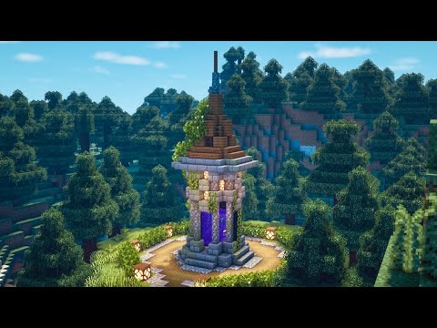 Minecraft | How to Build a Nether Portal | Nether Portal Design (Tutorial)