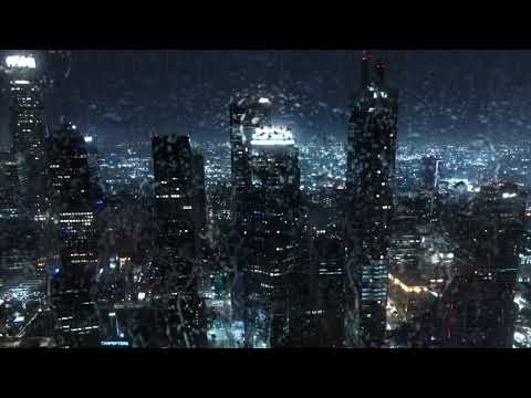 Los Angeles | Rain On Window | Thunder & Distant Siren sounds | To Help You Sleep & Study