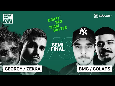 COLAPS & BMG VS GEORGY & ZEKKA | Draft Tag Team BEATBOX BATTLE 2021 | SEMI FINAL