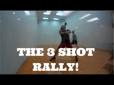 Racquetball Clips 9 - The 3 Shot Rally