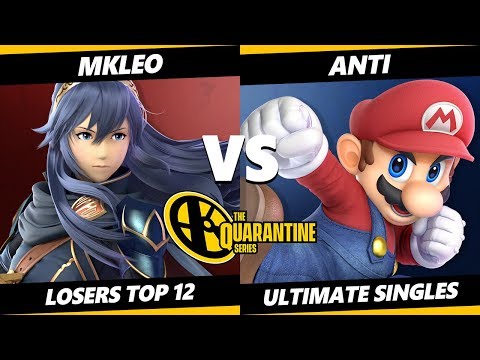The Quarantine Series Losers Top 12 - MKLeo (Lucina) Vs. ANTi (Lucario, Mario, Snake) Smash Ultimate