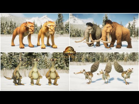 ALL 110 MODDED DINOSAUR SPECIES, REPTILES and PREHISTORIC ANIMALS - JURASSIC WORLD EVOLUTION 2