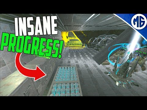 FARMING 10K ELEMENT, EXPANDING THE BASE AND DEFENCES! 4 Man PvP Servers - Ark: Survival Evolved