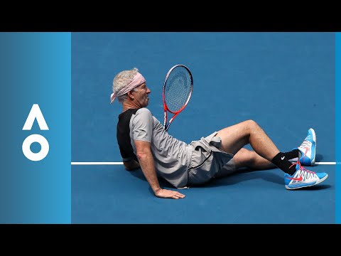 McEnroe/McEnroe v Johansson/Wilander match highlights (1R) | Australian Open 2018