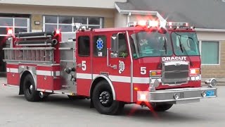 Dracut, MA Fire Department Car 2 & Engine 5 Responding