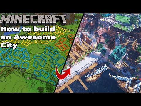 How to build an Awesome City in Minecraft 1.15 Survival