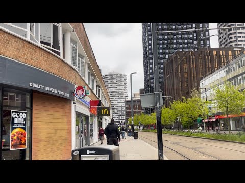 South London- Croydon Tram ride - church street to Lebanon road 28/04/2023