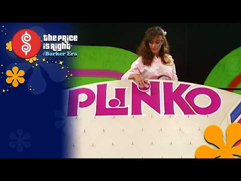 Blooper! Plinko Chip Gets Stuck TWICE as Sweet Contestant Tries to Win Big - The Price Is Right 1985