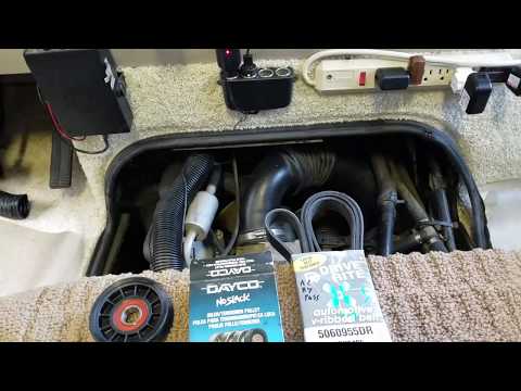 RV Repair: 8.1 Vortec Air Conditioner Bypass Belt and Pulley Workhorse W22 W24 Chassis
