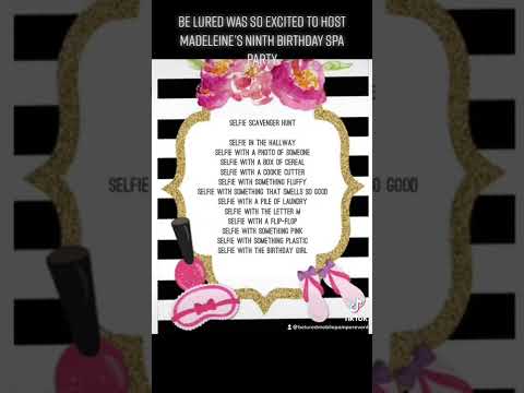 Madeleine’s 9th Spa Party