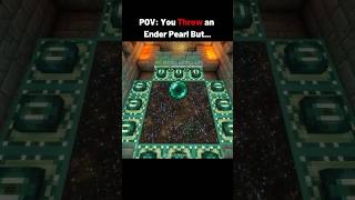 POV You Throw an Ender Pearl But in The END #usa