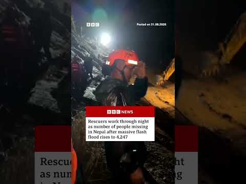 Rescuers work through night as number of missing in Nepal rises to 4,247. #Nepal #BBCNews