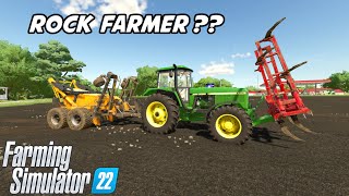 FS22 How To Make A Rock Farm | Farming Simulator 22