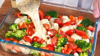 It’s so delicious that I make it almost every day! Healthy Broccoli and Cauliflower Recipe!