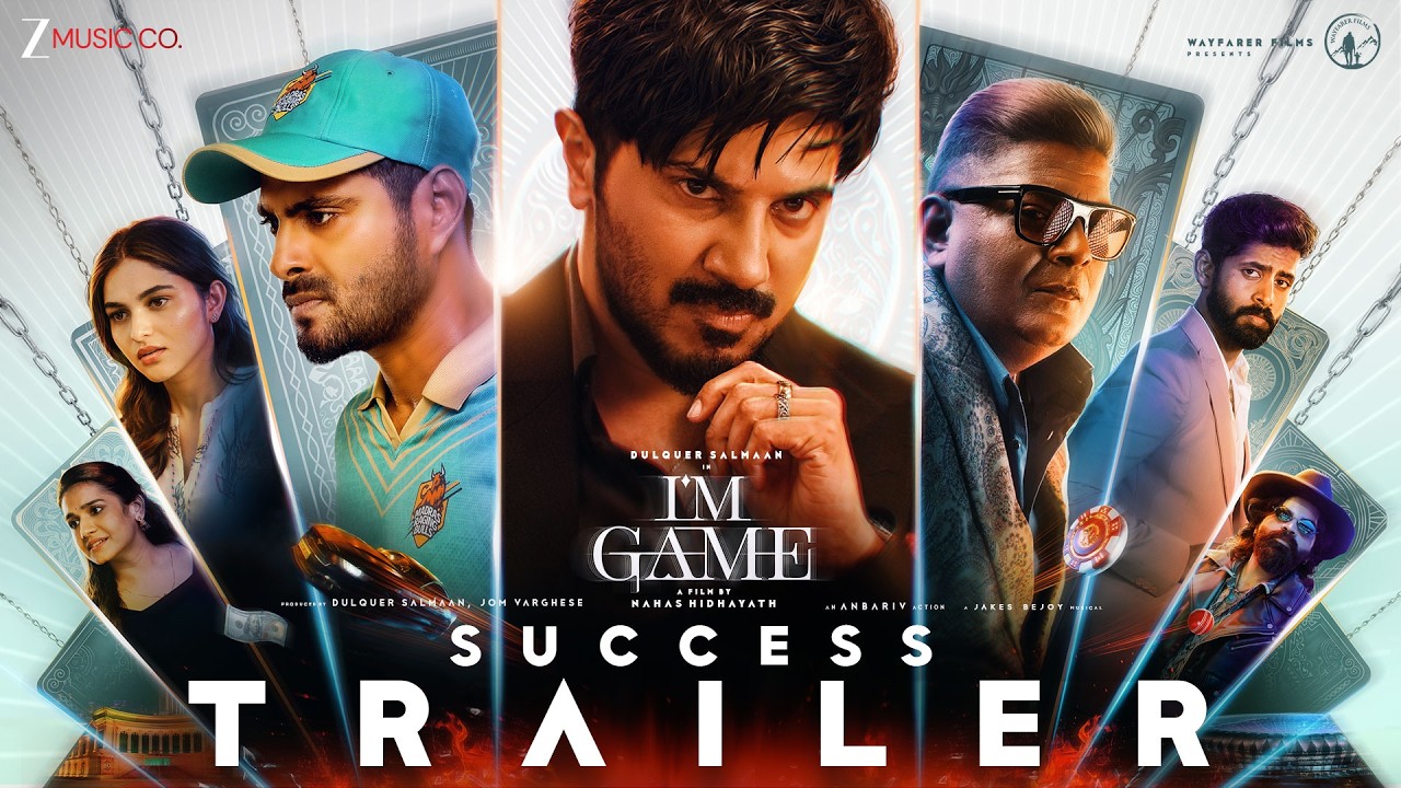 I'M GAME - Official Trailer 2 (Hindi) | Dulquer Salmaan | Kayadu Lohar | Samyuktha | Nahas Hidhayath