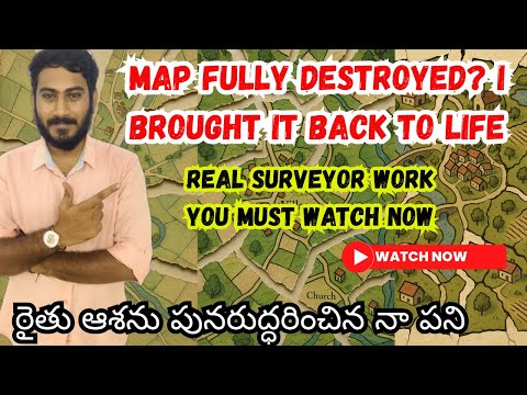 Recreating a Torn Village Map | A Real Story of Land Survey Restoration | Survey Smart