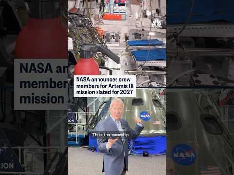 NASA announces crew members for Artemis III mission slated for 2027