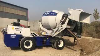 Self Loading Concrete Mixer Truck