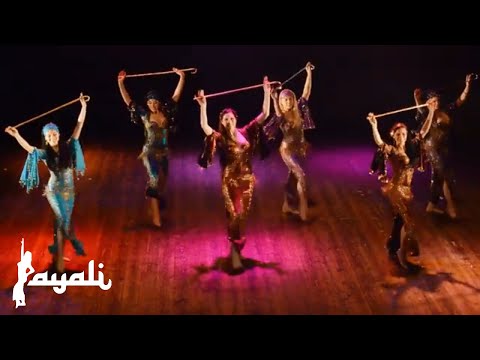 Saidi Salamat سيدي سلامة‎ | Belly dance group Layali in a Saidi (Egyptian dance + cane), Sweden 2014