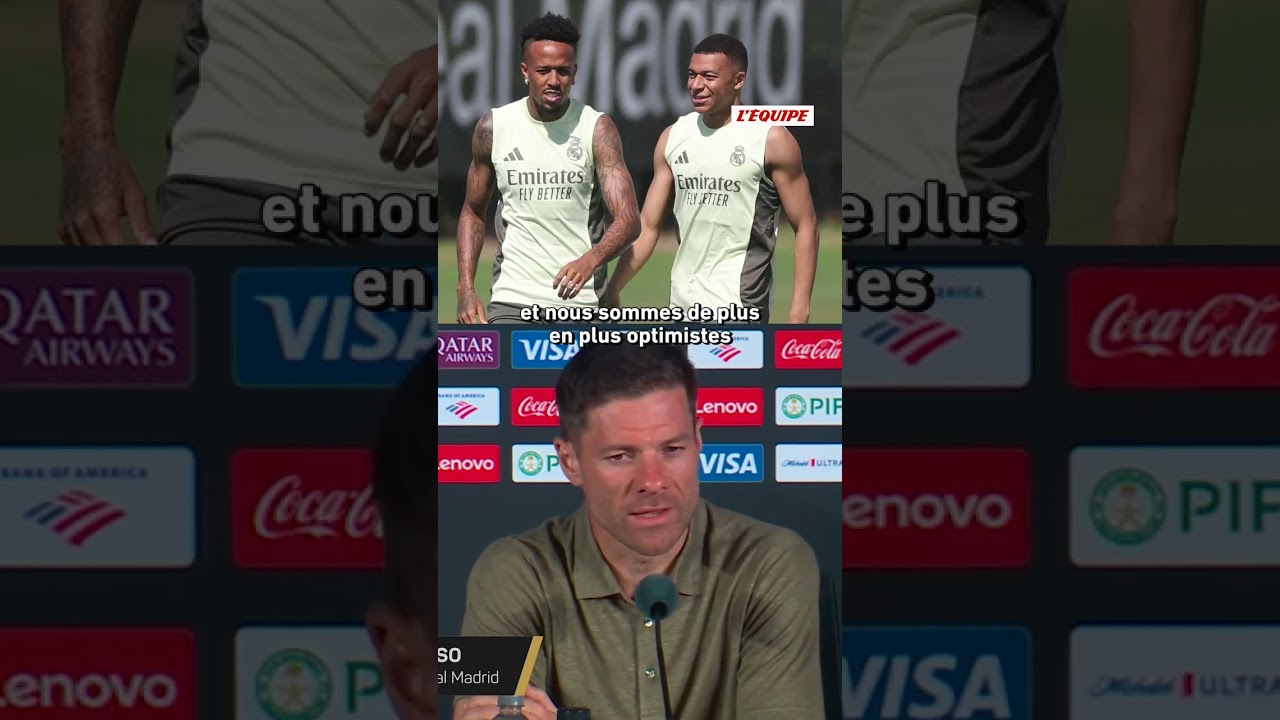 🧐⚽️ Xabi Alonso donne des nouvelles de Kylian Mbappé #shorts #football #lequipe