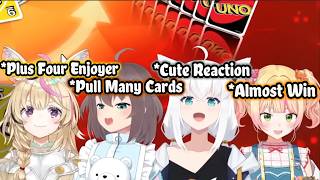 Polka, Fubuki, Matsuri & Nene Turn UNO Into Pure Chaos