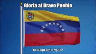 National Anthem of Venezuela (Gloria al Bravo Pueblo) - Nightcore Style With Lyrics