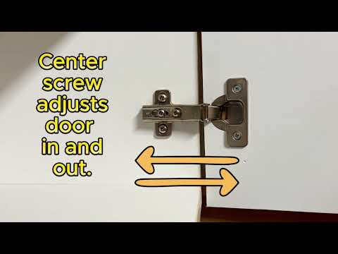 How To Adjust and Align your Kitchen Cabinet Doors DIY