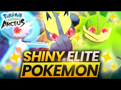 So bekommt ihr SHINY ELITE POKEMON in Pokemon Legenden Arceus! - Shiny Hunting Guide!