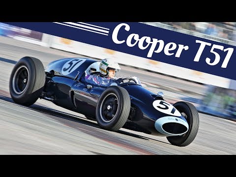 Historic Formula One [F1] - 255hp Cooper Climax T51 - Action, On-Board, Engine Sound & More!